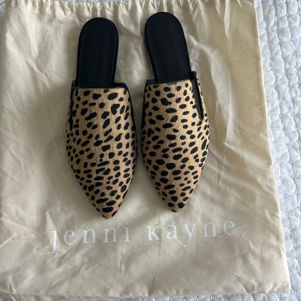 Jenni Kayne NWT Calf hair Mules  Size 39